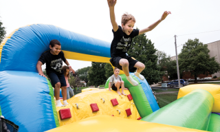 Children playing